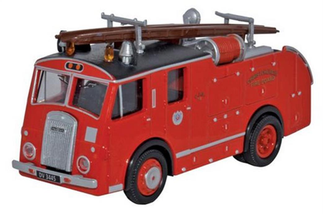 Oxford Diecast 1/76 76F8007 Dennis F8 New Zealand Fire Service