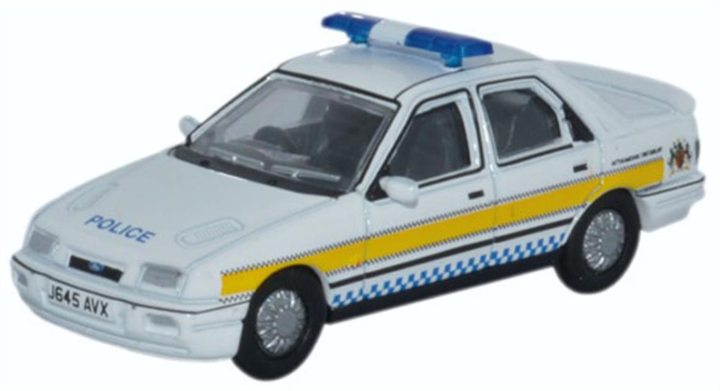 Oxford Diecast 1/76 76FS002 Ford Sierra Sapphire Nottinghamshire Police