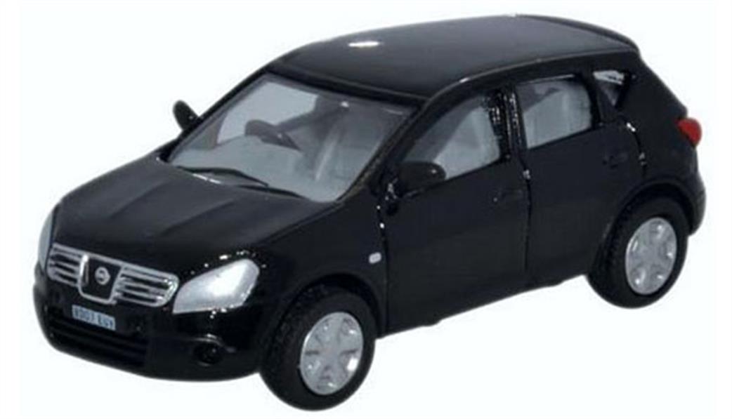 Oxford Diecast 1/76 76NQ002 Nissan Qashqai Black