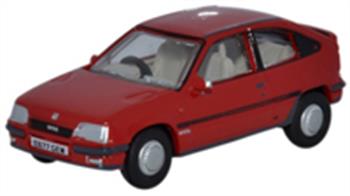 Oxford Diecast 1/76 Vauxhall Astra MkII Red 76VX002Vauxhall Astra MkII Red