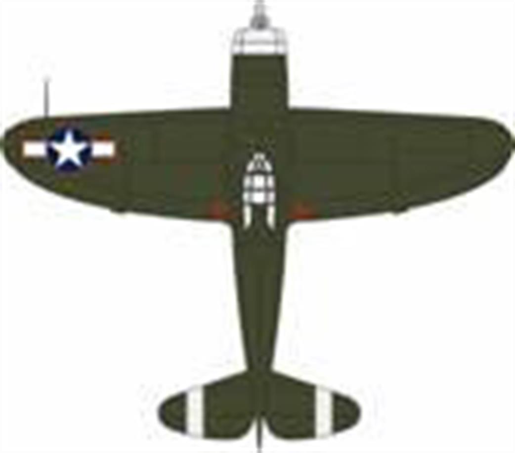 Oxford Diecast 1/72 AC063 P47D Thunderbolt USAAF Europe 1943