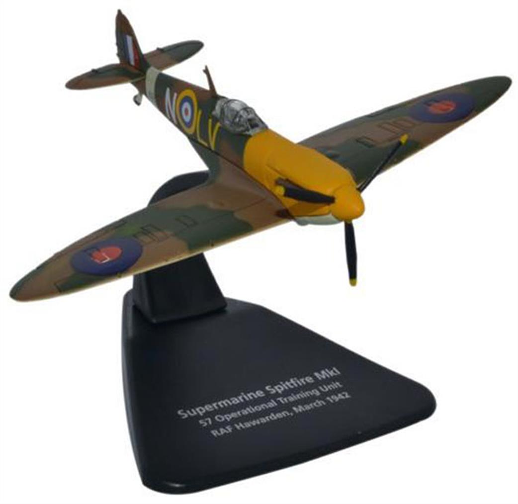 Oxford Diecast 1/72 AC066 Spitfire Mk1 57 OTU, RAF Hawarden, March 1942