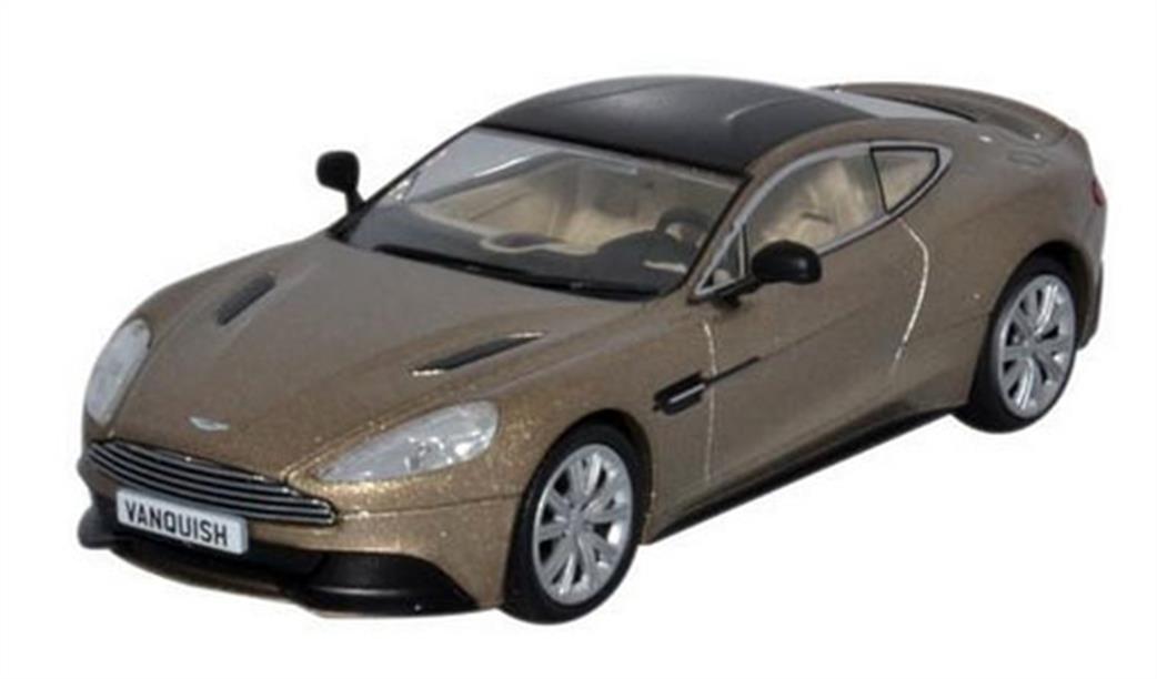 Oxford Diecast 1/43 AMV002 Aston Martin Vanquish Coupe Selene Bronze