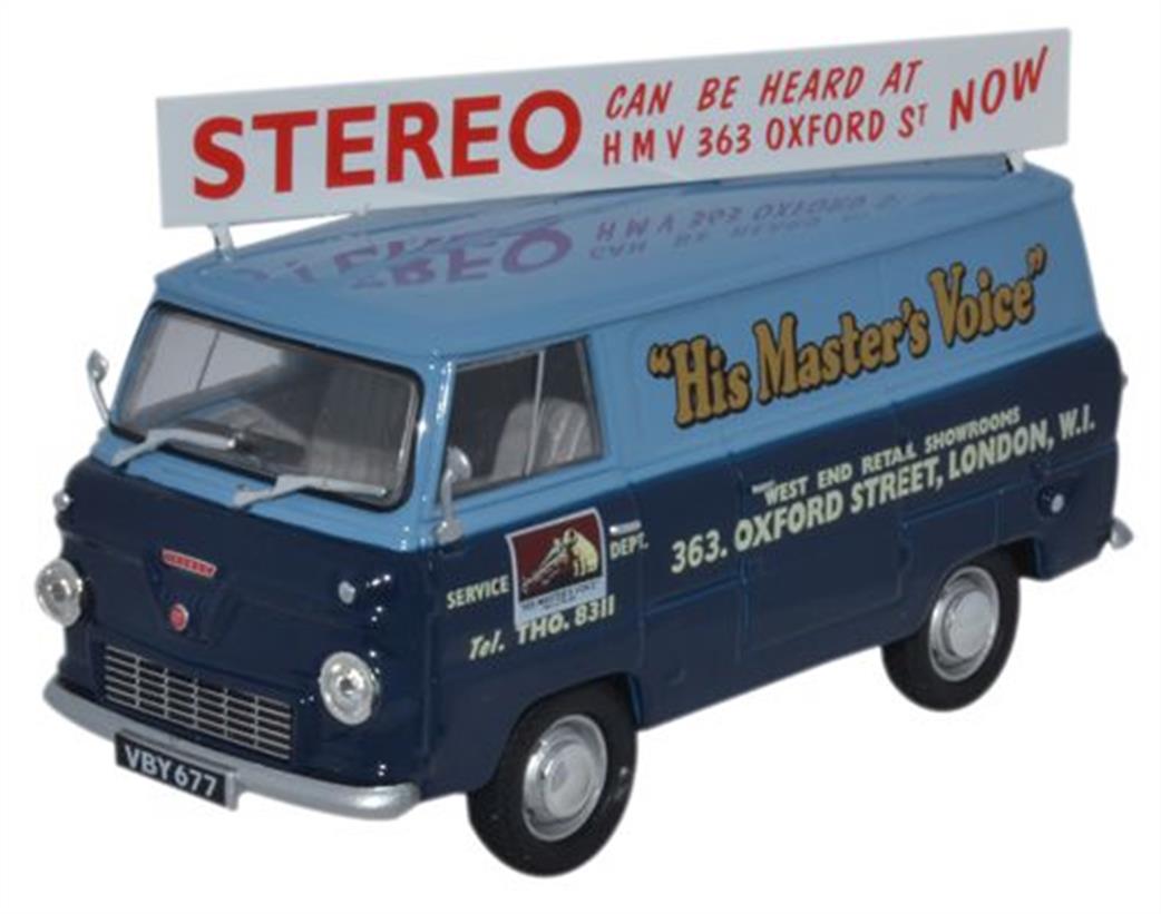 Oxford Diecast 1/43 FDE013 Ford 400E Van His Masters Voice
