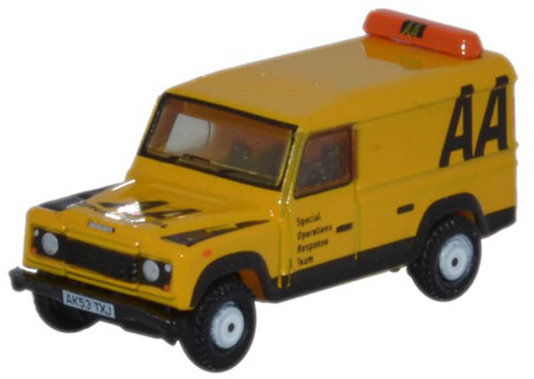 Oxford Diecast 1/148 NDEF009 Land Rover Defender LWB Hard Top AA