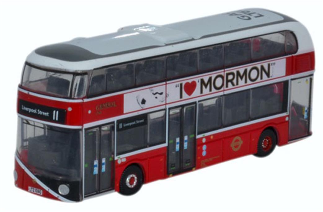 Oxford Diecast 1/148 NNR001 New Routemaster London General Bus Model