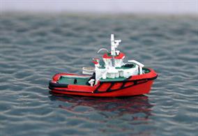 A 1/1250 scale fully painted and finished resin model of Spinola a Mediterranean tug based in Malta.