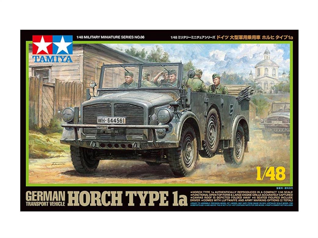 Tamiya 1/48 32586 German Horch 1A Kit