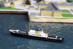 Winchester is a 1/1250 scale metal model of Chanel Islands ferry Winchester by Solent Models SOM 01.