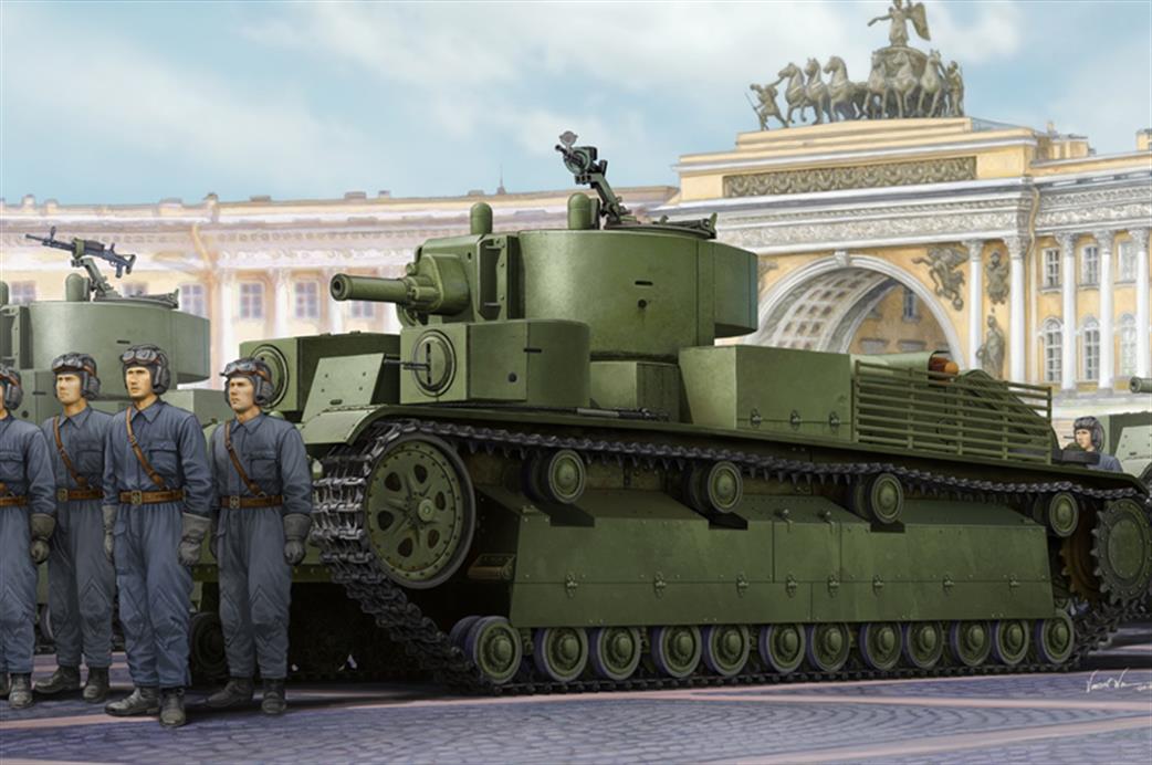 Hobbyboss 1/35 83854 Soviet T-28e Medium Tank Kit