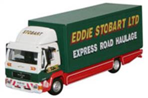 Oxford Diecast 1/76 Eddie Stobart MAN L2000 Box Van STOB018Eddie Stobart MAN L2000 Box Van - packed in white box.