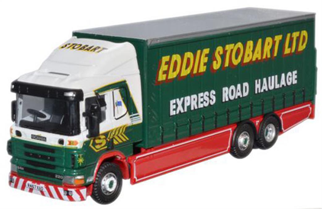 Oxford Diecast 1/76 STOB012 Eddie Stobart Scania 94 6 Wheel Curtainside