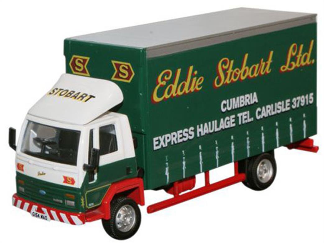 Oxford Diecast 1/76 STOB016 Eddie Stobart Ford Cargo Curtainside Lorry