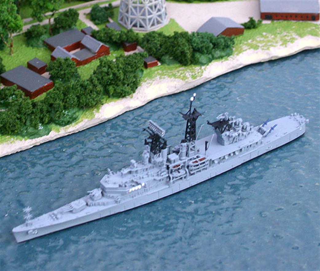 Spidernavy 1/1250 SN 3-01 USS Little Rock, CLG 4, missile cruiser conversion, 1973