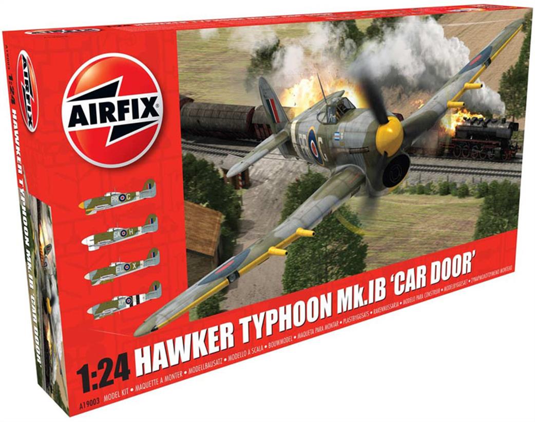Airfix 1/24 A19003 Hawker Typhoon Mk.1B Car Door WW2 Aircraft Kit