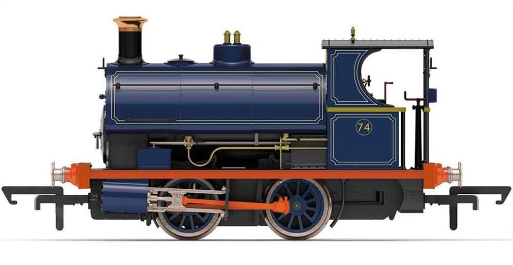 Hornby R3679 Port of London Authority 74 Peckett W4 Class 0-4-0ST PLA Oxford Blue OO