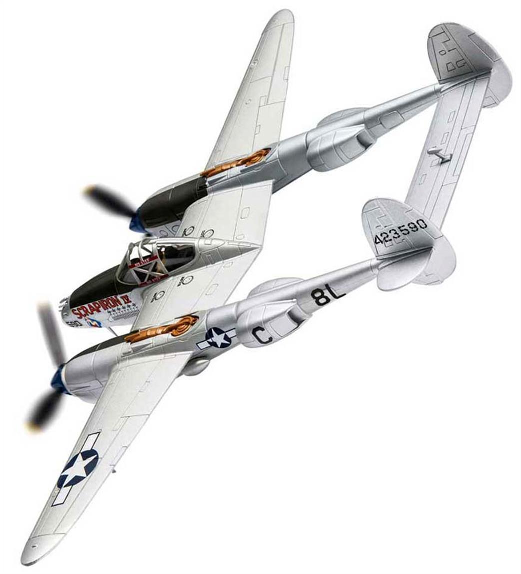 Corgi 1/72 AA36613 Lockheed P-38J Lightning 44-23590 Scrapiron IV Cpt L E Blumer 393rd FS/367th FG France 1944