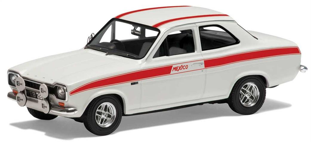 Corgi 1/43 VA09519 Corgi 60th Ford Escort Mk1 Mexico Diamond White