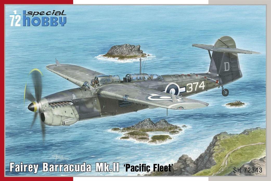 Special Hobby 1/72 SH72343 Fairey Barracuda MKII Pacific Fleet Aircraft kit