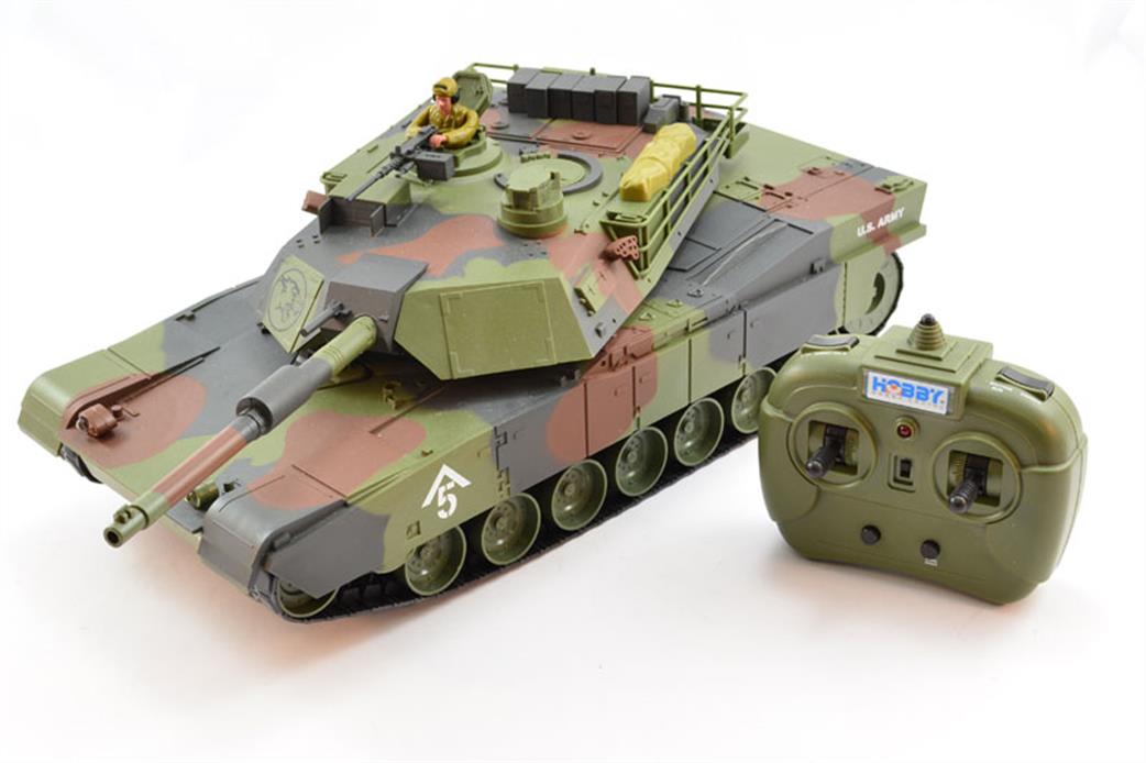 Hobby Engine 1/24 HE0731 M1A1 Abrams 2.4g Splash Proof Tank in Camo