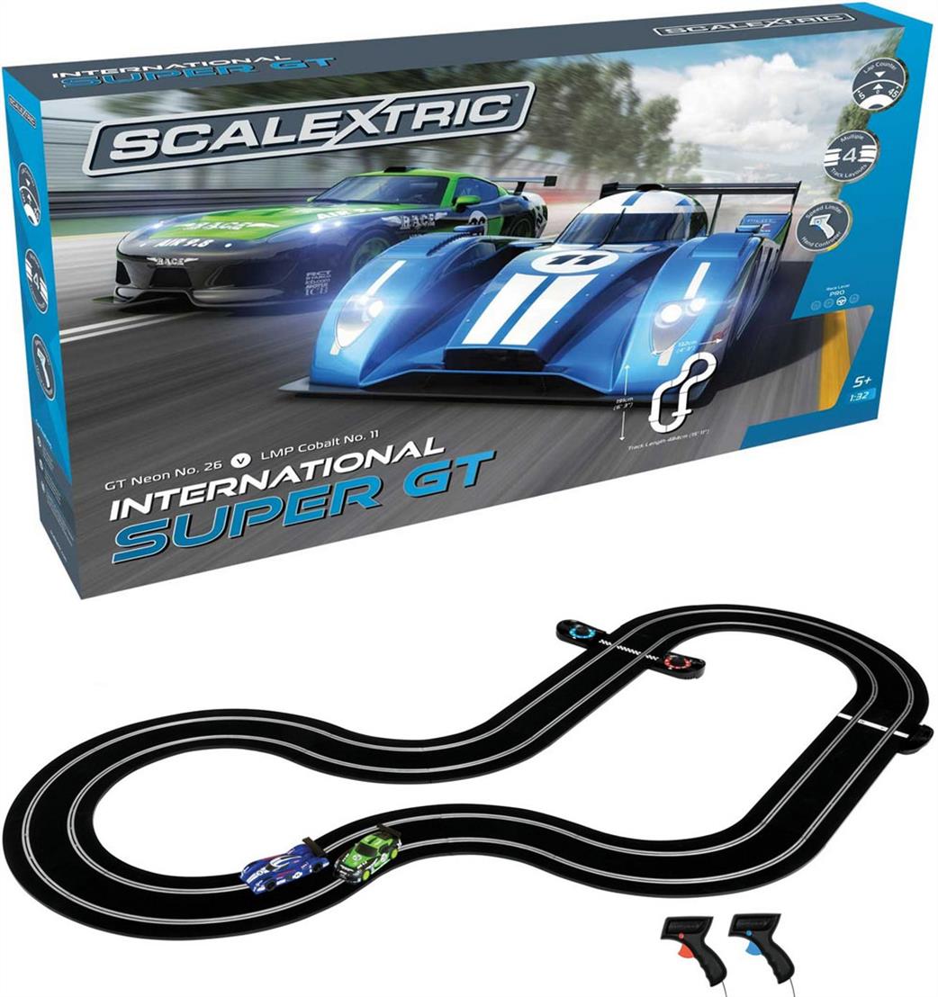 Scalextric 1/32 C1369 International Super GT Slot Car Set