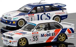 Touring Cars Legends - Ford Sierra RS500 vs BMW E30 C3693ARace: British Touring Car Championship 1990Drivers: Rouse &amp; SytnerNo:.1 ICS &amp; No.55 BMW Finance