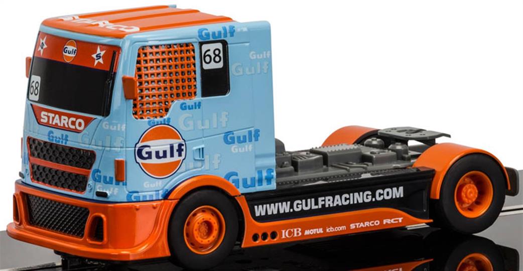 Scalextric 1/32 C3772 Team Truck Gulf No86 Slot Car Model