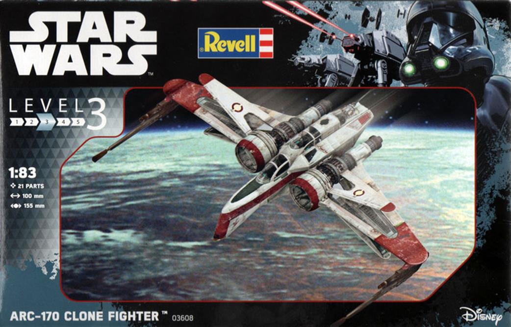 Revell 03608 ARC-170 Fighter  from Star Wars  1/110