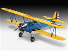 Revell Stearman PT-17 Kaydet Kit 03957Length 160mm Number of Parts 58 Wingspan 206mmGlue and paints are required