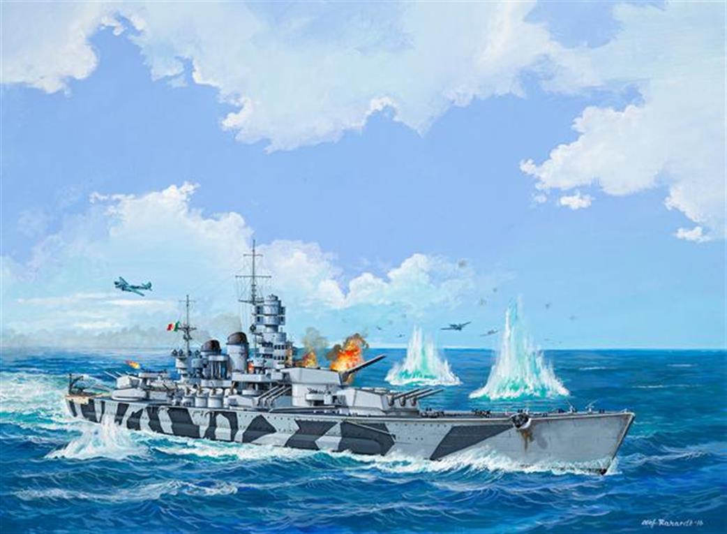 Revell 1/1200 05821 RN Roma Italian Battleship Kit