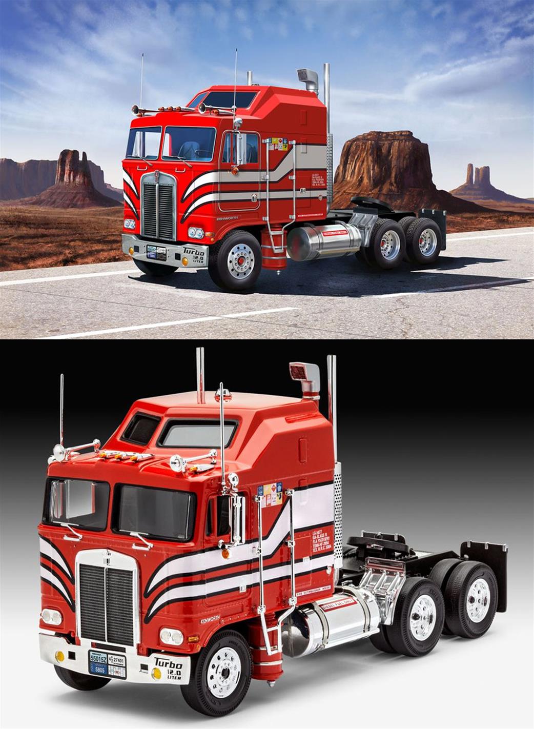 Revell 1/32 07671 Kenworth Aerodyne Truck Kit