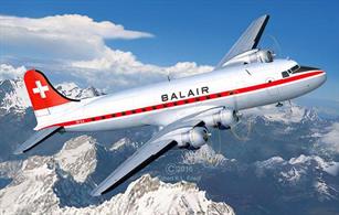 Revell 1/72 DC-4 Balair / Iceland Airways 04947Length 401mmNumber of Parts 356Wingspan 497mmGlue and paints are required