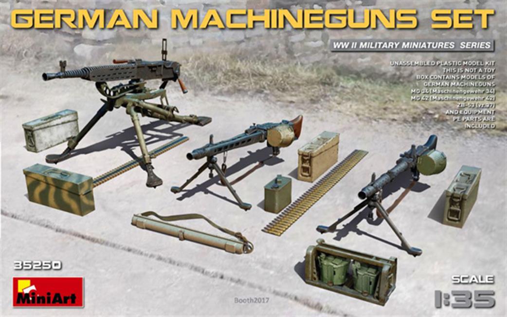 MiniArt 1/35 35250 German Machine Gun Set