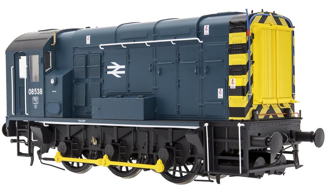 Dapol O Gauge 7D-008-020 BR 08538 Class 08 Shunter BR Blue With Wasp Stripes