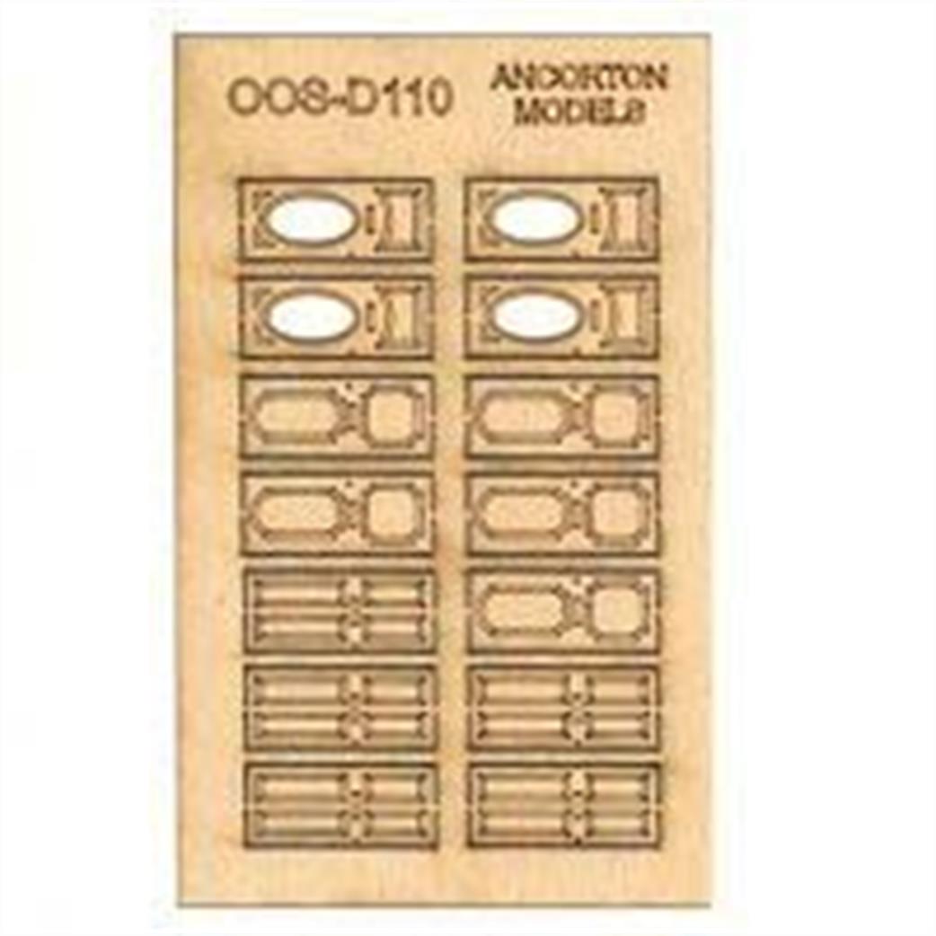 Ancorton Models OO OOS-D11O Domestic Exterior Doors Assortment