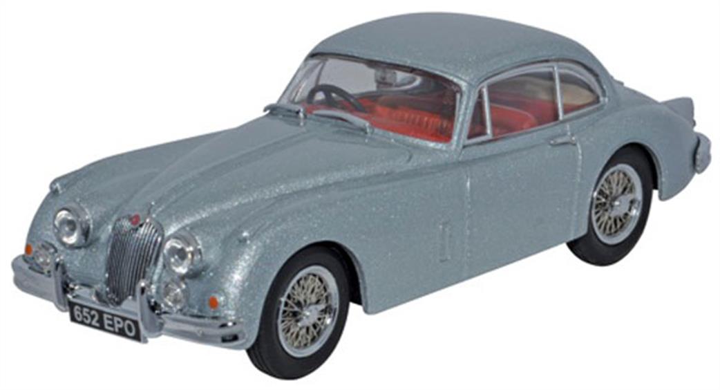 Oxford Diecast 1/43 JAGXK150007 Jaguar XK150 Fixed Head Coupe Mist Grey