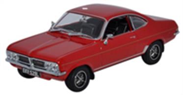 Oxford Diecast 1/43 Vauxhall Firenza 1800SL Flamenco Red VF002