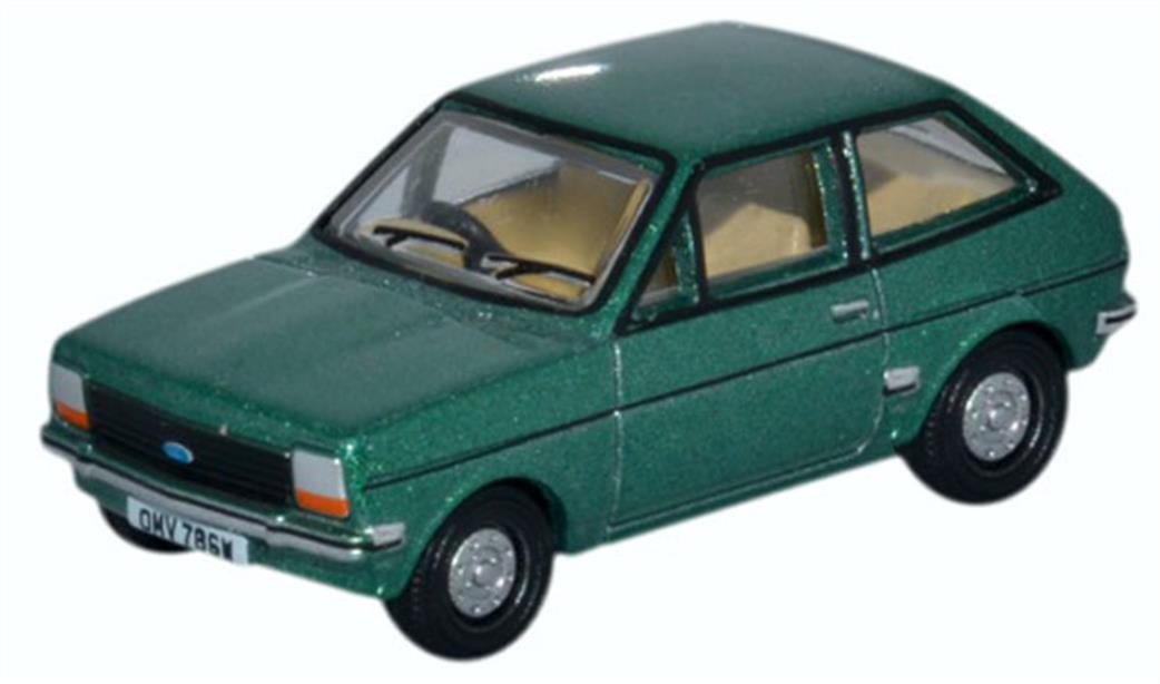 Oxford Diecast 1/76 76FF005 Ford Fiesta MkI Jade Green