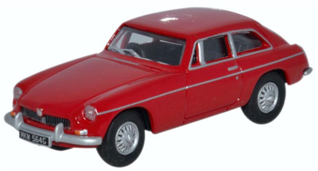 Oxford Diecast 1/76 76MGBGT001 MGBGT Tartan Red