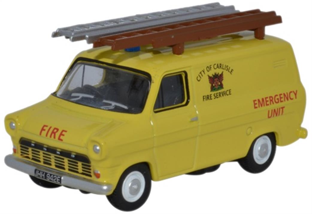Oxford Diecast 1/76 76FT1004 Ford Transit Mk1 City of Carlisle Fire Service