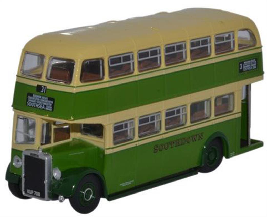 Oxford Diecast 1/76 76PD2003 Leyland Titan PD2/12 Southdown Livery