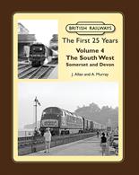 Lightmoor Press British Railways The First 25 Years Volume 4 The South West Somerset &amp; Devon br25yrsvol4British Railways The First 25 Years Volume 4: The South West Somerset &amp; Devon J. Allan and A. MurrayThe fourth volume in the British Railways First 25 Years series, this volume explores the main lines and branches in the South West of England. From Taunton on the Western and Seaton Junction on the Southern westwards through Somerset into Devon and then along the Exeter to Plymouth main lines, together with the South devon branches of the Western region. (Plymouth and the Southerns' North Devon lines will be included with Volume 5.)The atmospheric photographs cover steam, diesel and electric traction, express, freight and humble shunting engines. Everything from ‘Kings’ and ‘Castles’ to ‘Battle of Britain’ and ‘West Country’ classes, as well as their early diesel replacements, including the Western Region’s short-lived Hydraulics. There are oddities too including the Southern’s Exeter banking engines. There is a mix of action and depot pictures, as well as plenty of unusual and ‘quirky’ shots, backed up by extensive and informative captions.208 pages. 275x215mm. Printed on gloss art paper, casebound with printed board covers.