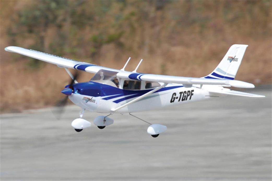 Top Gun  TGP0355B Park Flite Cessna 182 Skylane RTF Mode 2 Blue