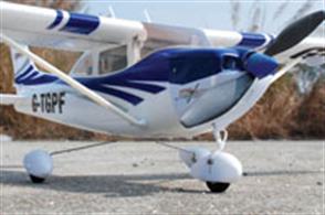 Top Gun Park Flite Cessna 182 Skylane RTF Mode 2 Blue TGP0355B