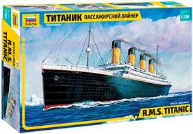 Zvezda 1/700 R.M.S. Titanic Kit 9059Glue and paints are required