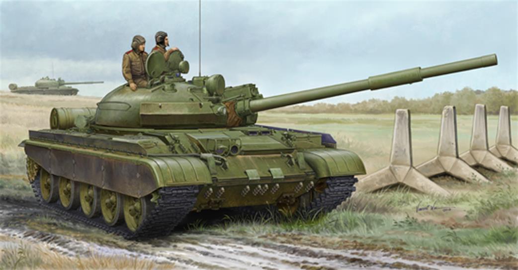 Trumpeter 1/35 01553 Russian T-62 BDD Tank Mod 1984 (Mod 1962 Modification) Kit