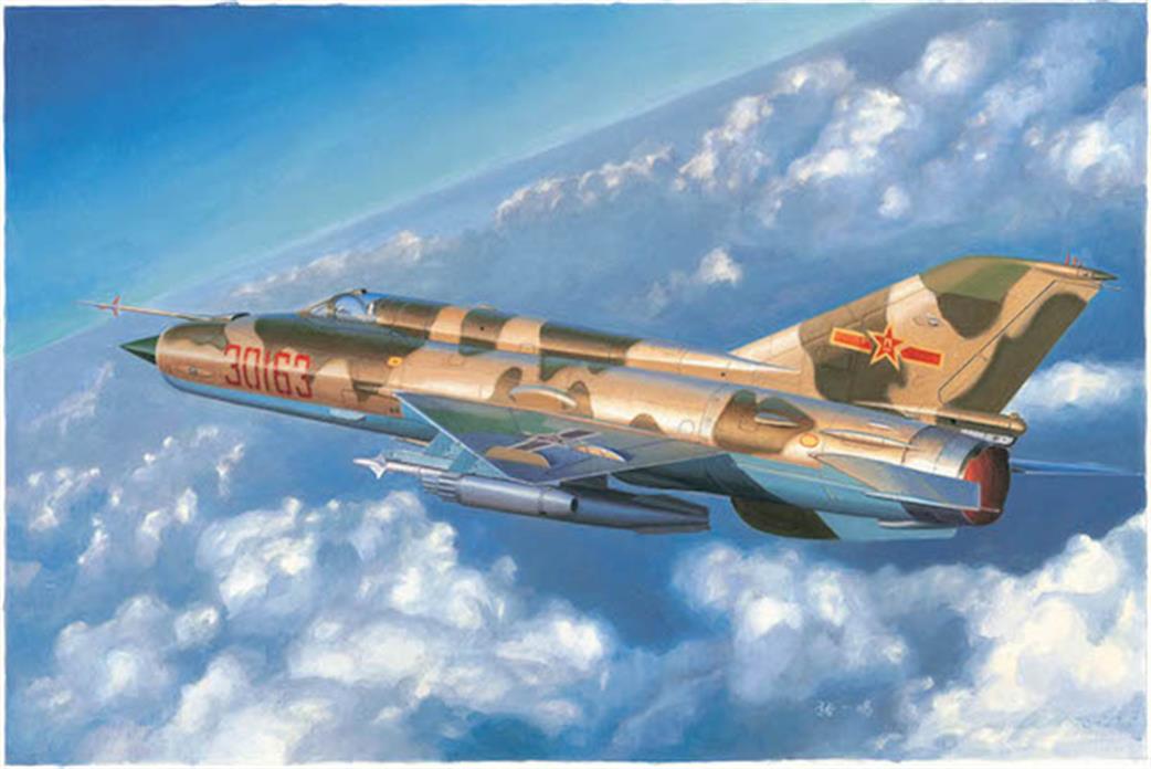 Trumpeter 1/48 02864 Chinese J-7C/J-7D Fighter Aircraft Kit