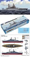 Trumpeter 1/700 USS California BB-44 1941 Battleship Kit 05783Trumpeter 1/700th 05783  USS California BB-443 1941 Battleship from the Tennessee Class Battleship L: 272.2mm, W: 43.4mm, Total Parts: 430+ • Lower hull &amp; upper hull made from multi-directional slide moulds • Full hull or waterline plate • Deck wood pattern finely rendered • Two OS2U aircraft • Display stand and engraved name plate • Photo-etch.Glue and paints are required