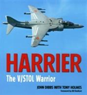 A glorious pictorial for the famous Harrier jump jet warplane.Author: John Dibbs with Tony Holmes.Publisher: Bounty BooksPaperback. 128pp. 21cm by 23cm.