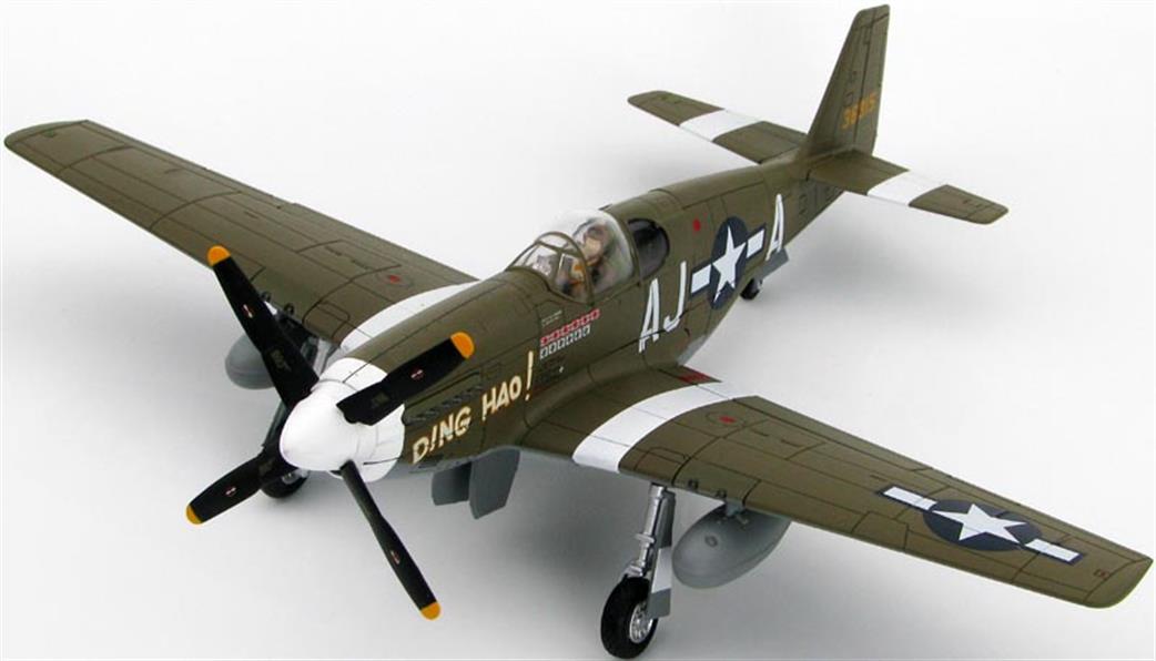 Hobby Master HA8508 P-51B Mustang 43-6315 Ding Hao, 487th FS, 354th FG, 9th AF,  Great Britain, May 1944 1/48